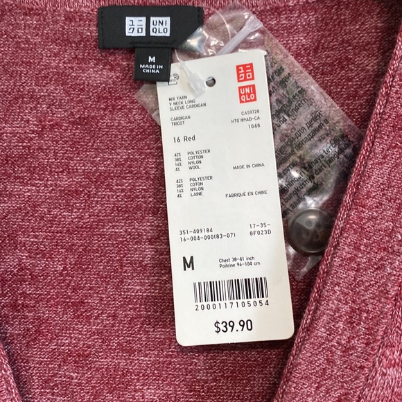 NWT Men’s UniQlo Cardigan - Picture 5 of 8